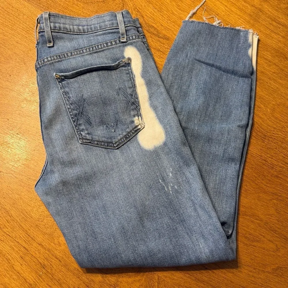 McGuire Denim material “bleached” wash